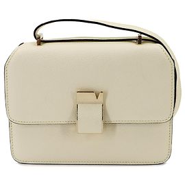 Bolsa de Ombro Valextra Nolo Small Branco