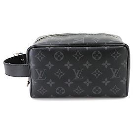 Sac de toilette Louis Vuitton Monogram Eclipse Locker Noir Monogramme