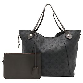 Sac Tote Louis Vuitton Monogram Mahina Hina MM Noir