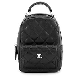 Mini mochila Chanel Matelassé Negro