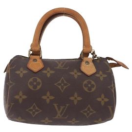 Louis Vuitton Speedy Mini HL Monogram Canvas Castaño