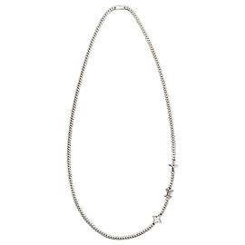 Collana Row Monogram Louis Vuitton Argento