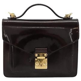 Louis Vuitton Monceau Vernis BB Bordeaux