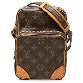 Sac bandoulière Louis Vuitton Amazone Monogram Marron