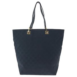 Borsa Tote Gucci GG Canvas Nero