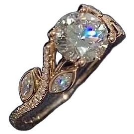 Anel De Beers Dourado