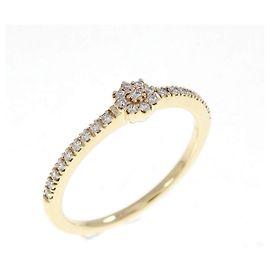 Autre Marque Anillo Bellciora Au750 Diamond Ring Dorado