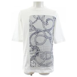 Hermès Hermes T-shirt S Marrone Bianco