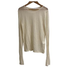 Autre Marque Pullover in maglia Noble Merino Bianco Bianco sporco