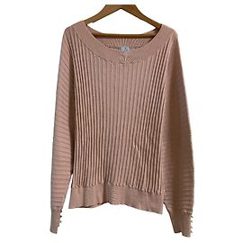 Autre Marque Kumikyoku Rippstrick-Top Pink