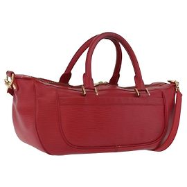 LOUIS VUITTON Epi Danura MM Hand Bag 2way Red LV Outro