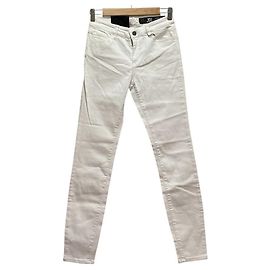 Pantaloni in denim Armani Exchange Bianco Altro