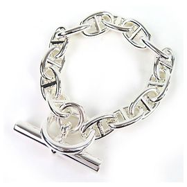 Pulsera Hermès Chaine d'Ancre MM 925 Silver Plata