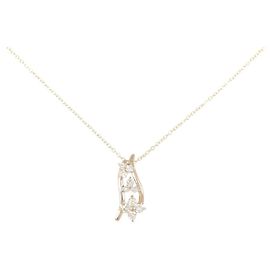 Autre Marque Diamantenhalskette Au750 Pink