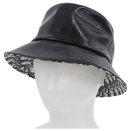 Christian Dior Polyurethane Cotton Polyester Nylon Hat Black