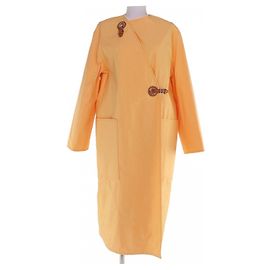 Manteau en coton Hermès 36 Orange