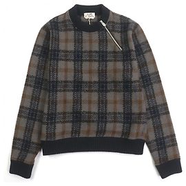 Hermès S Malha de lã Marrom