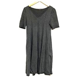 Autre Marque FOXEY Strickkleid mit V-Ausschnitt Braun