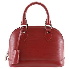 Borsa 2way Louis Vuitton Alma BB Epi Rosso