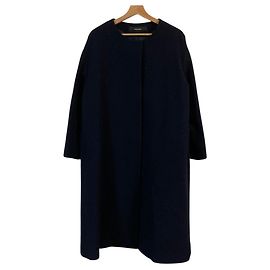 Autre Marque Abrigo sin cuello de lana JOURNAL STANDARD Azul Azul marino
