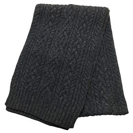 Polo Ralph Lauren Sciarpa e scaldamani 2 in 1 in lana e cashmere Nero