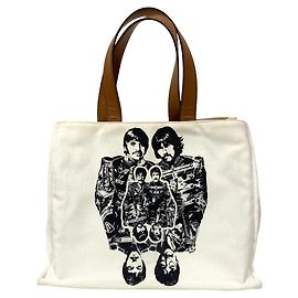Stella Mc Cartney Stella McCartney The Beatles Canvas Tote Bag Weiß