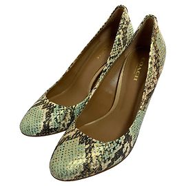 Coach Pumps aus Pythonleder Mehrfarben