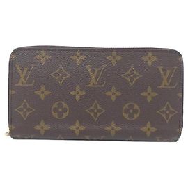 Louis Vuitton Monogram Long Wallet Brown