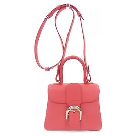 Bolsa Delvaux Brillant Rodeo em couro de bezerro Rosa