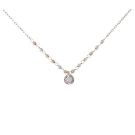 Autre Marque Colar de Diamantes em Ouro Tricolor K10 Multicor