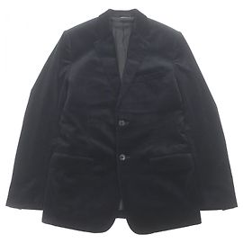 Dior Single Velour Cotton Jacket Black