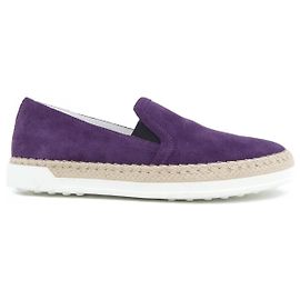 Sapatos de couro Tod's Roxo