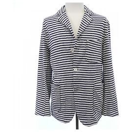 Autre Marque Casaco Engineered Garments Branco Azul marinho