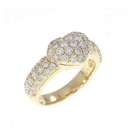 Autre Marque Anel Ponte Vecchio Au750 Diamante Dourado