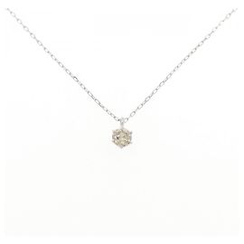 Autre Marque Collar de Diamantes Au750 Plata