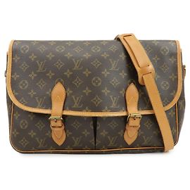 Louis Vuitton Sac Gibeciere Messenger Monogram Canvas GM Brown