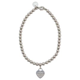 Autre Marque Tiffany & Co. Silberarmband mit Charms Silber
