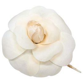 Spilla Corsage Camelia Chanel Bianco