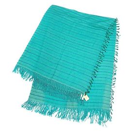 Hermès Stole Hermes en cachemire et soie Turquoise Turquoise