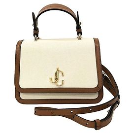 Bolso 2-Way Jimmy Choo Castaño Crudo