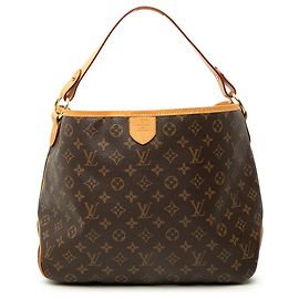 Saco Tote Louis Vuitton Monogram Delightful PM Castanho Marrom