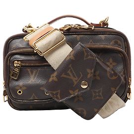 Borsa a tracolla Louis Vuitton Utility Monogram in marrone M80446 Marrone