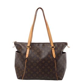 Borsa a tracolla Louis Vuitton Totally MM Monogram in marrone M41015 Marrone