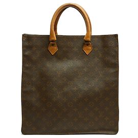 Louis Vuitton Sac Plat Toile Monogram Marron Monogramme