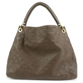 Sac à main Louis Vuitton Monogram Empreinte Artsy MM Terre M94171 Marron