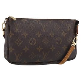 Louis Vuitton Pochette Accessoires NM Monogram Canvas Marrom