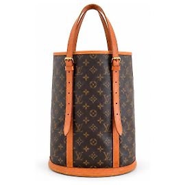 Louis Vuitton Monogram Large Bucket GM Handbag Brown Monogram