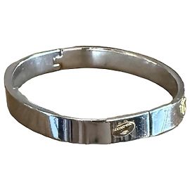 Versace Bracelete em metal dourado e prateado Prata Dourado
