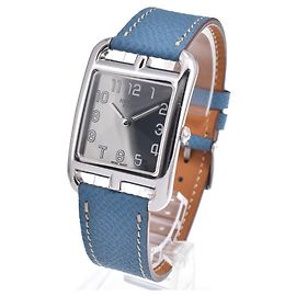 Hermès Hermes Cape Cod Quartz Stainless Steel and Leather 33 Other
