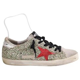 Golden Goose Grey Superstar sneakers Grey